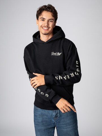 Sublevel Sweatshirt in Zwart: voorkant