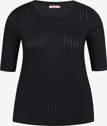 Tops en tricot 'Magnolia 349' Anyday en noir : devant
