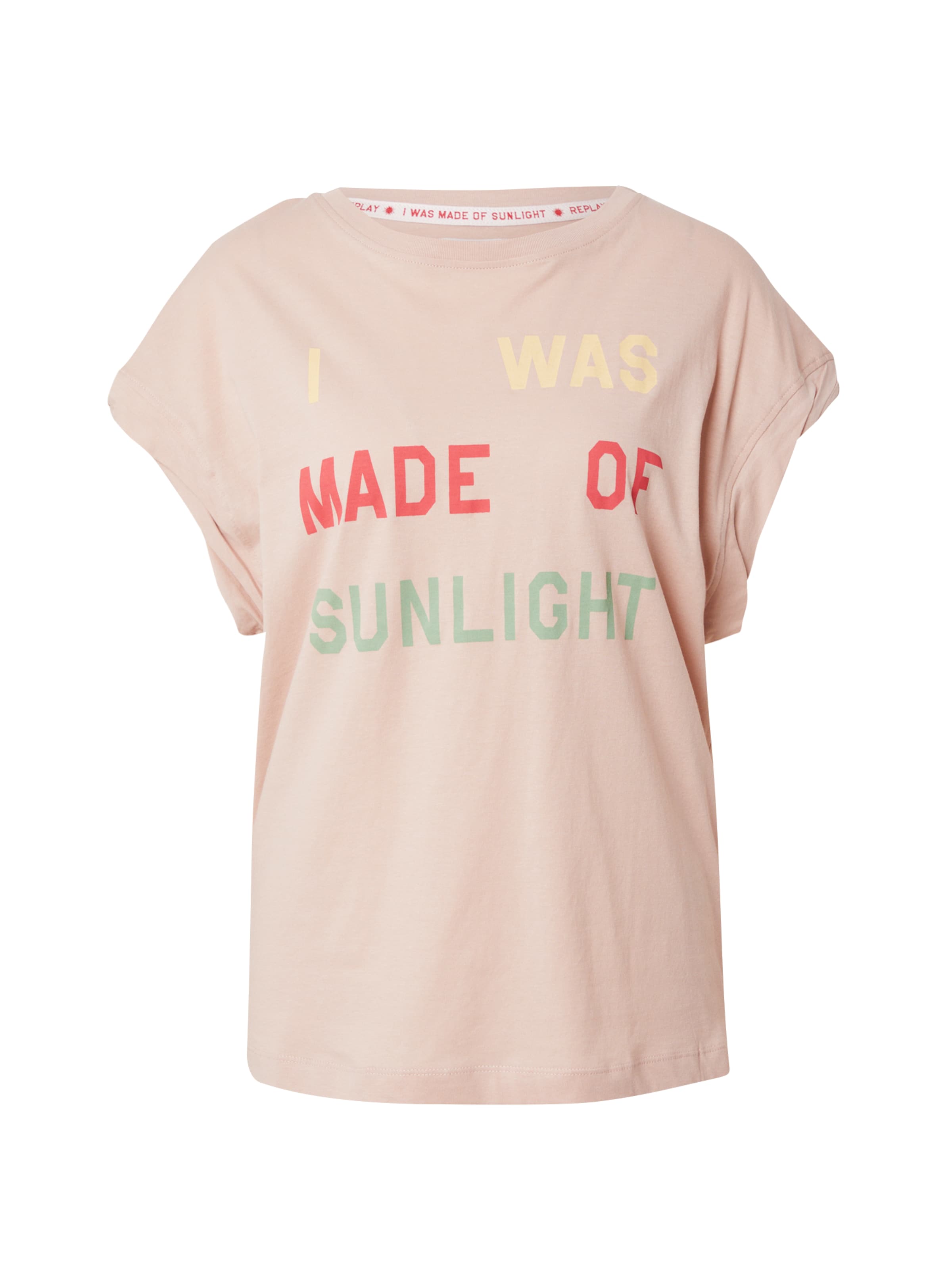 Maglietta di REPLAY in rosa: frontale
