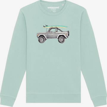 Sweat-shirt ' Surf Pickup ' Watapparel en bleu : devant