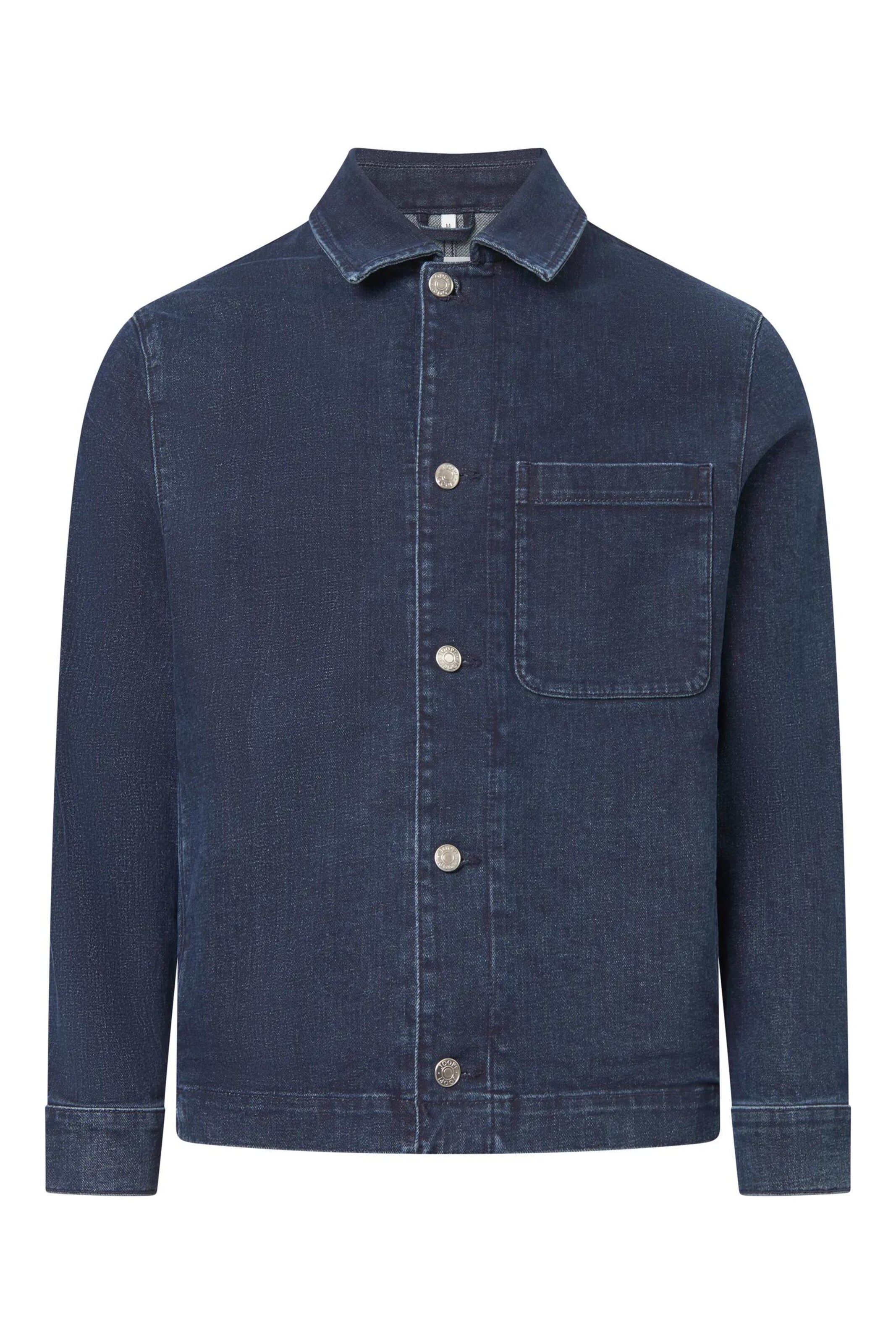 JOOP! Jeans Jacke 'Jazy' in Blau: Vorderseite