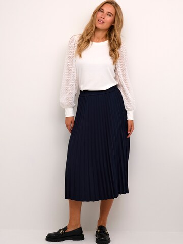 Kaffe Rok 'Leandra' in Blauw