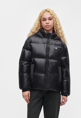 Calvin Klein Jeans Téli dzseki - fekete: elől