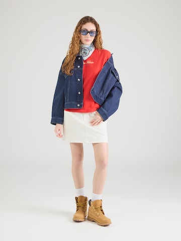 Calvin Klein Jeans Majica 'CLASSIC' | rdeča barva