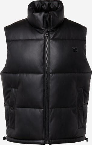 HUGO Vest 'Birontino' in Black: front