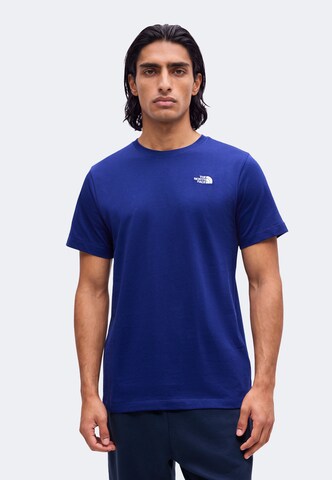 THE NORTH FACE Bluser & t-shirts 'EVOLUTION SIMPLE DOME' i blå: forside