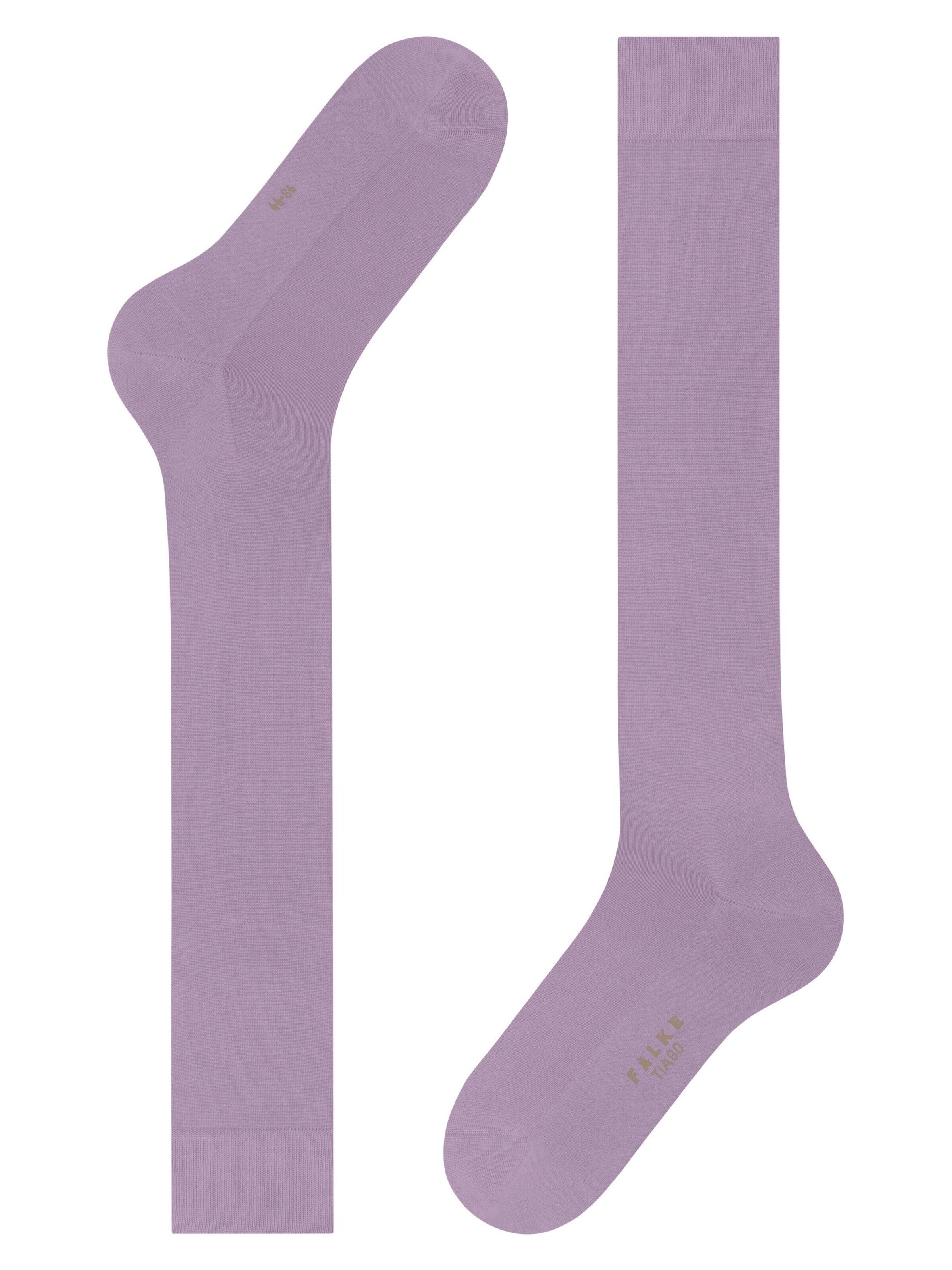 FALKE Knee High Socks 'Tiago' in Purple: front