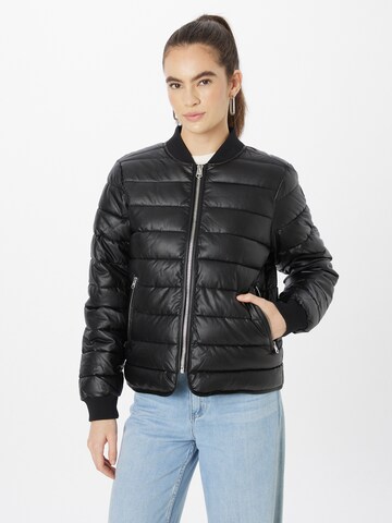 Veste mi-saison QS en noir : devant