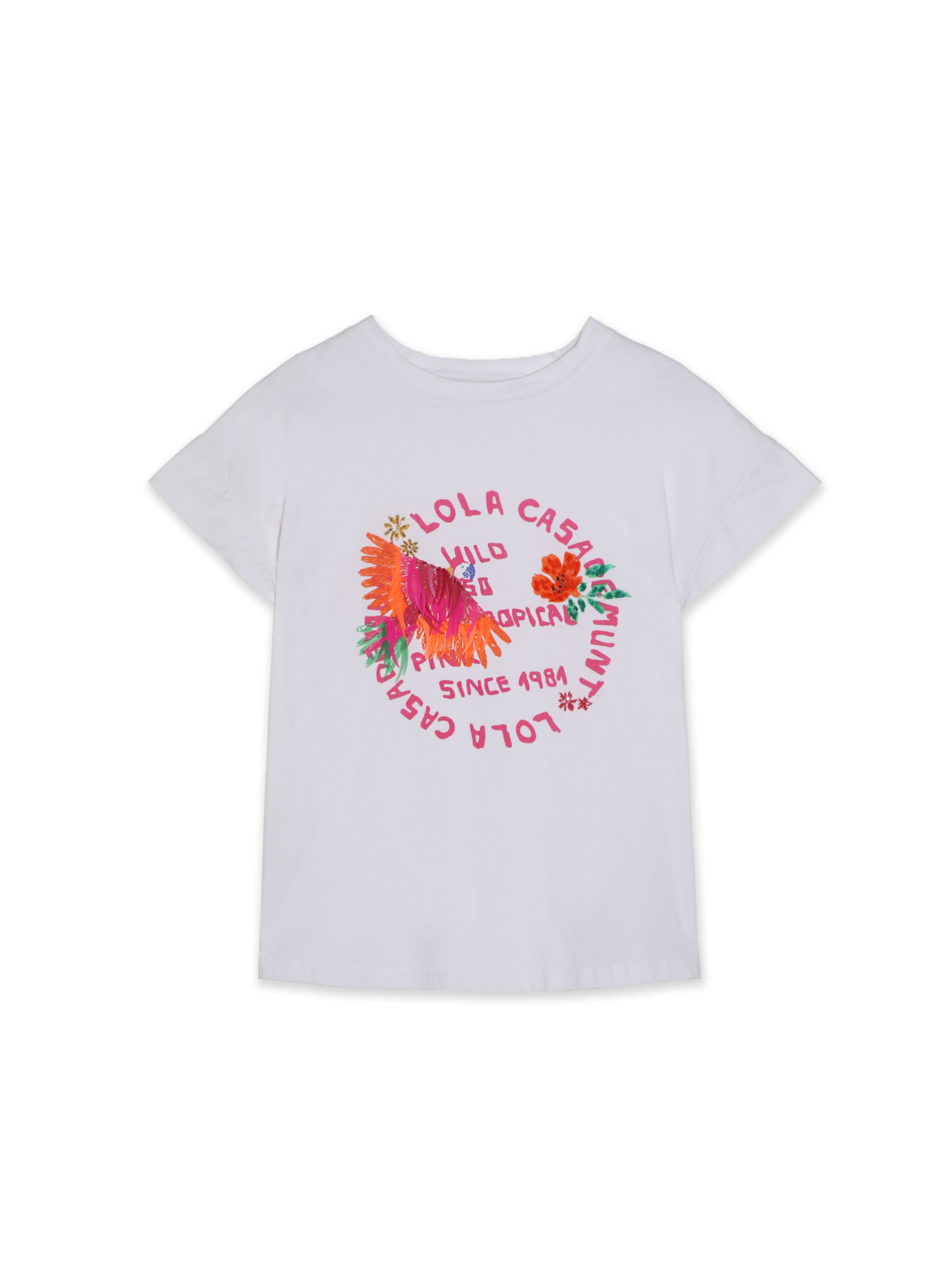 Lola Casademunt T-Shirt in Weiß: Vorderseite