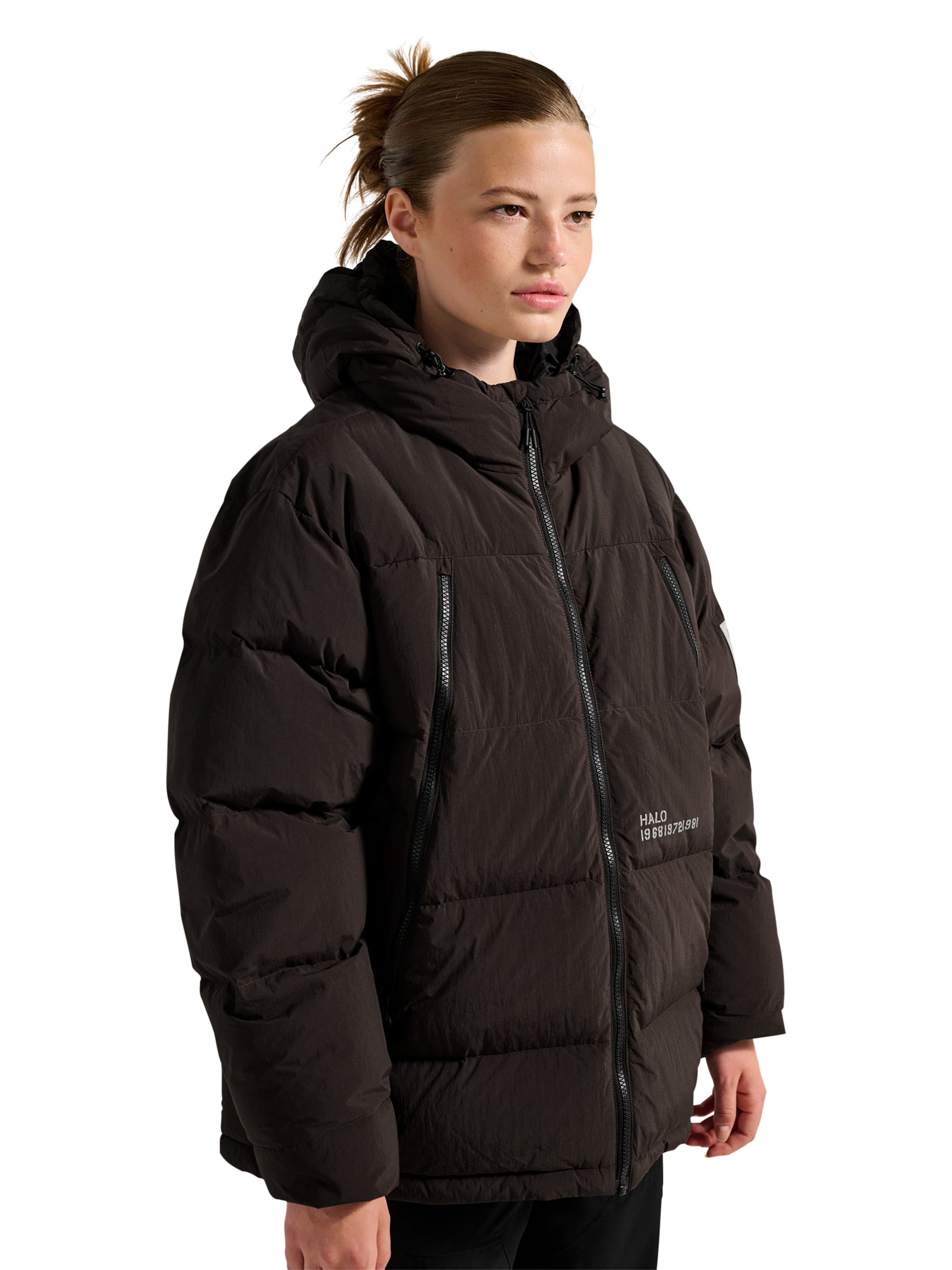 HALO Tussenjas 'Maverick' in Bruin: voorkant