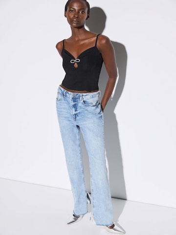 No Matter What Top in Schwarz