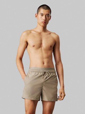 Calvin Klein Swimwear Swimming shorts 'Meta Legacy' in Grey: front