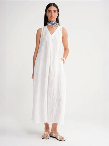 MixRay Dress in White: front