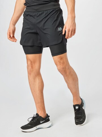 new balance Loose fit Workout Pants 'Q Speed' in Black: front