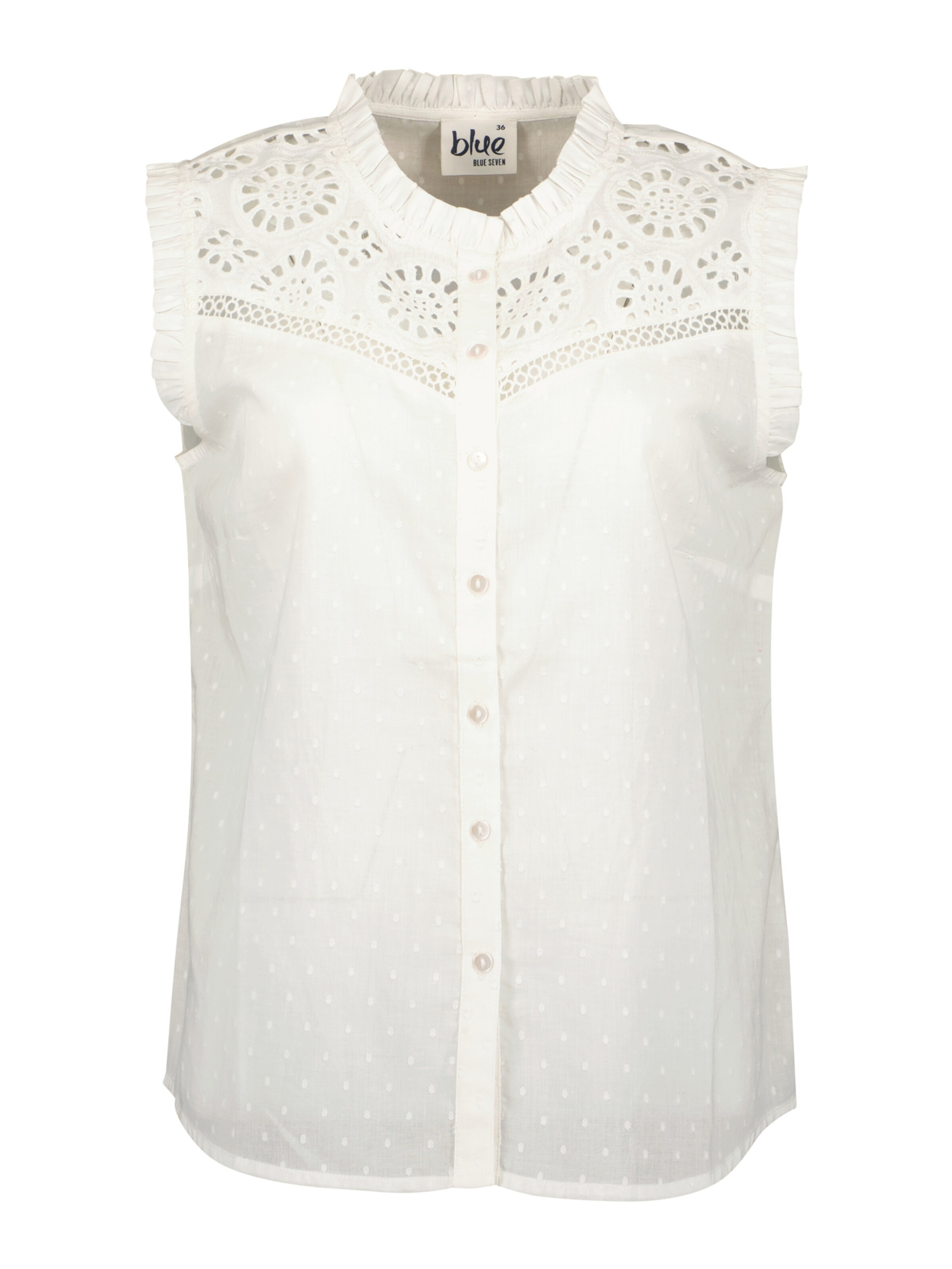 BLUE SEVEN Pusero värissä valkoinen: etupuoli