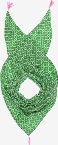Zwillingsherz Scarf & Wrap in One size in Green: front