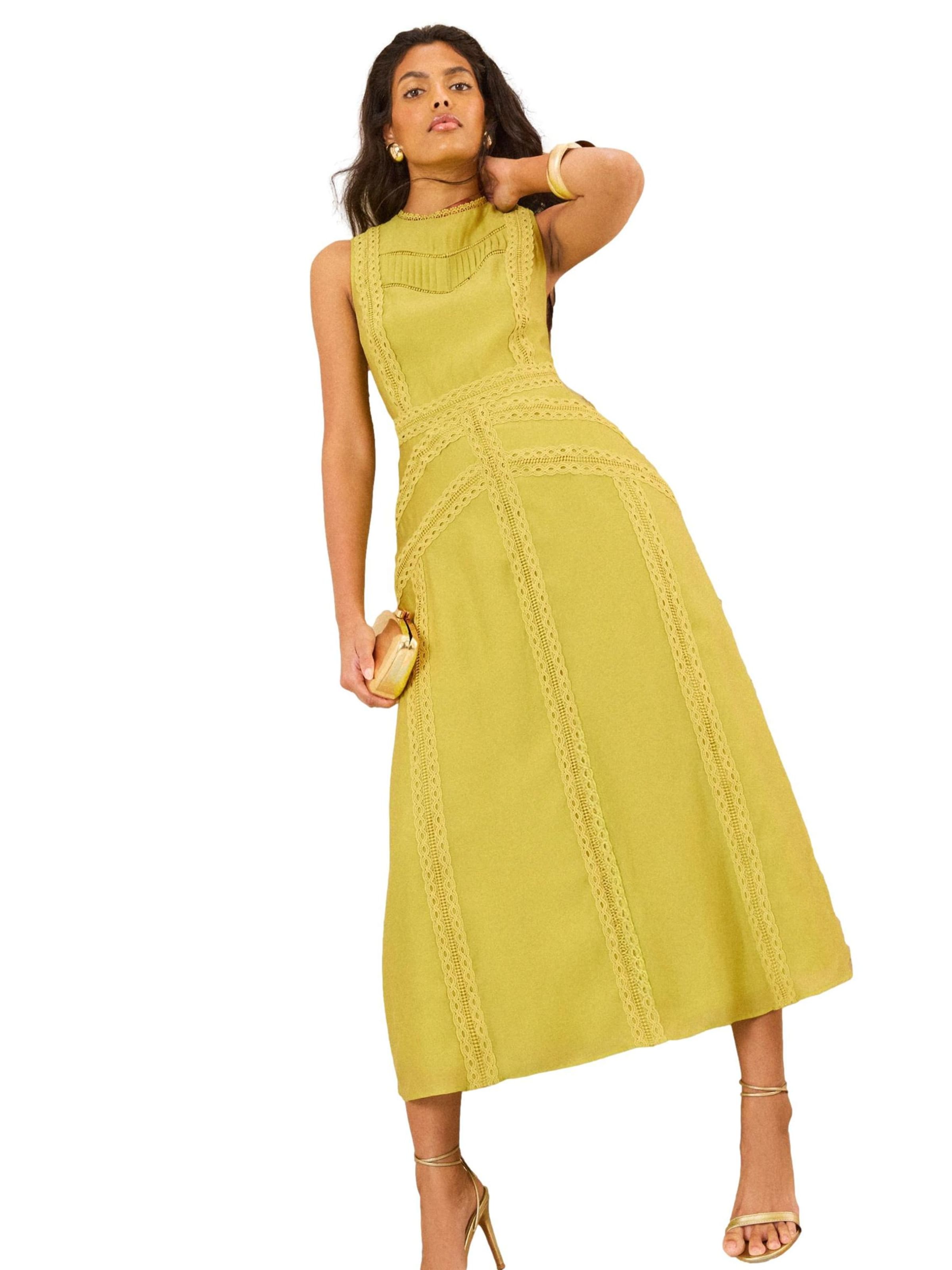 Robe love & roses en vert : devant