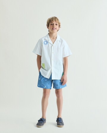 Scalpers Swim Trunks ' ' in Blue: front