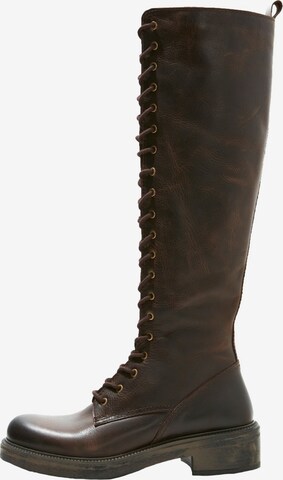 INUOVO Lace-Up Boots in Brown