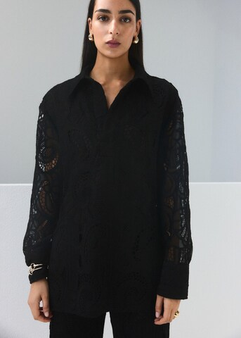 MANGO Blouse 'Irise' in Black