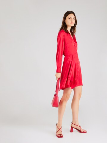 GUESS Sukienka koszulowa 'ALYA' w kolorze czerwony