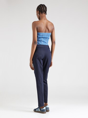 HUGO Regular Pleated Pants 'Hedima' in Blue