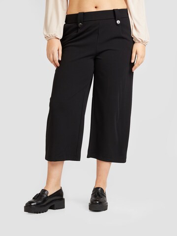 ONLY Carmakoma Loosefit Hose 'SANIA' in Schwarz: Vorderseite