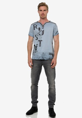 Rusty Neal T-Shirt in Blau