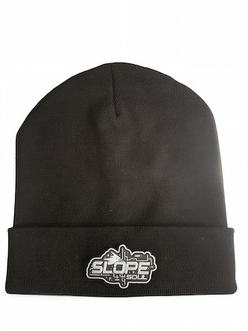 Slope Soul Sportmütze 'Slope Soul Peak' in Schwarz: Vorderseite