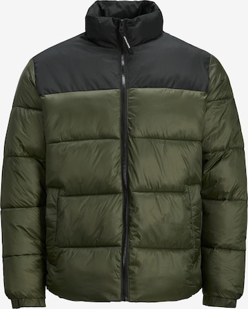 JACK & JONES Winter Jacket 'Toby' in Green: front