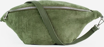 lePelou Gürteltasche 'IDA' in Grün: Vorderseite