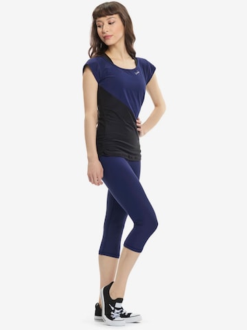 Winshape Skinny Športne hlače 'HWL217C' | modra barva