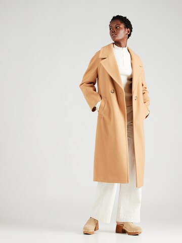 River Island Between-Seasons Coat in Brown