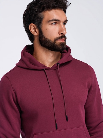 Sweat-shirt Ombre en rouge