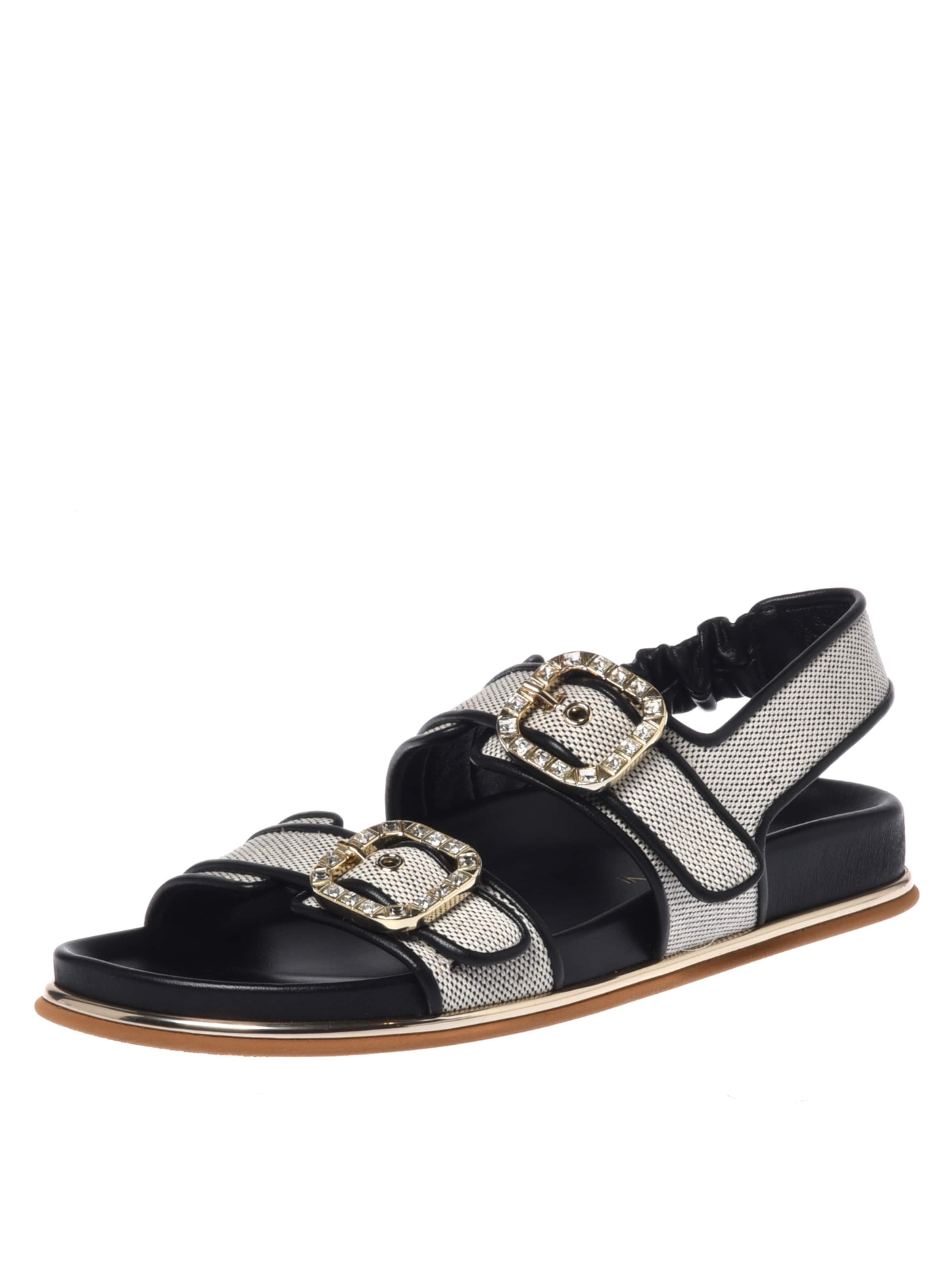 Mule BALDININI en beige : devant