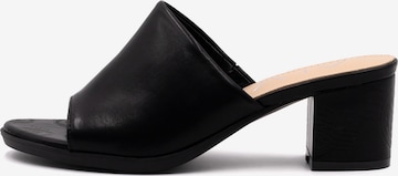 Alviero Martini Pantolette in Schwarz: Vorderseite