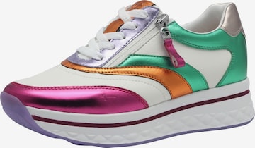 Baskets basses Tamaris en blanc : devant