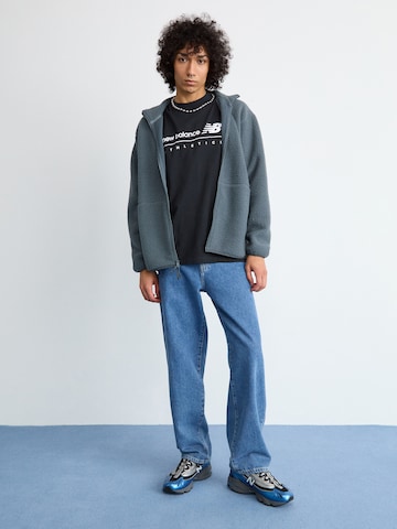 new balance Fleecejacke 'MJ53504' in Grau