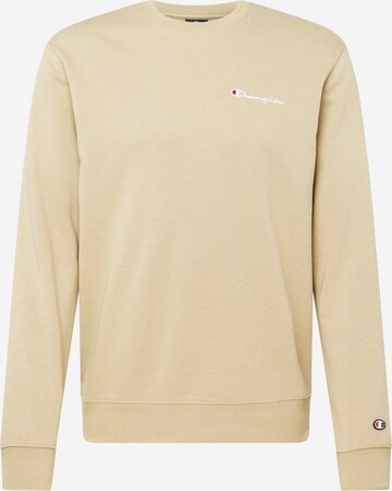 Champion Authentic Athletic Apparel Sweatshirt i gul: framsida