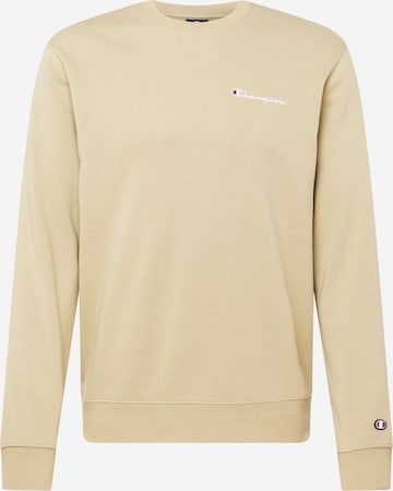 Champion Authentic Athletic Apparel Sweatshirt i gul: framsida