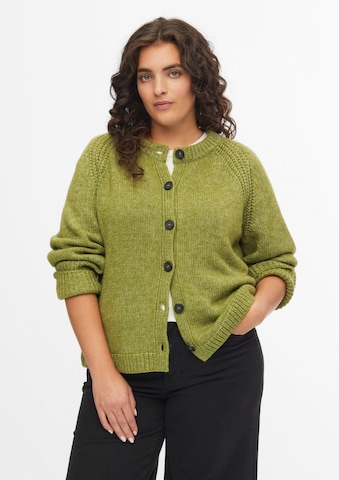Cardigan s.Oliver CURVE en vert : devant