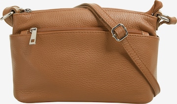 Sac à bandoulière Cluty en marron : devant