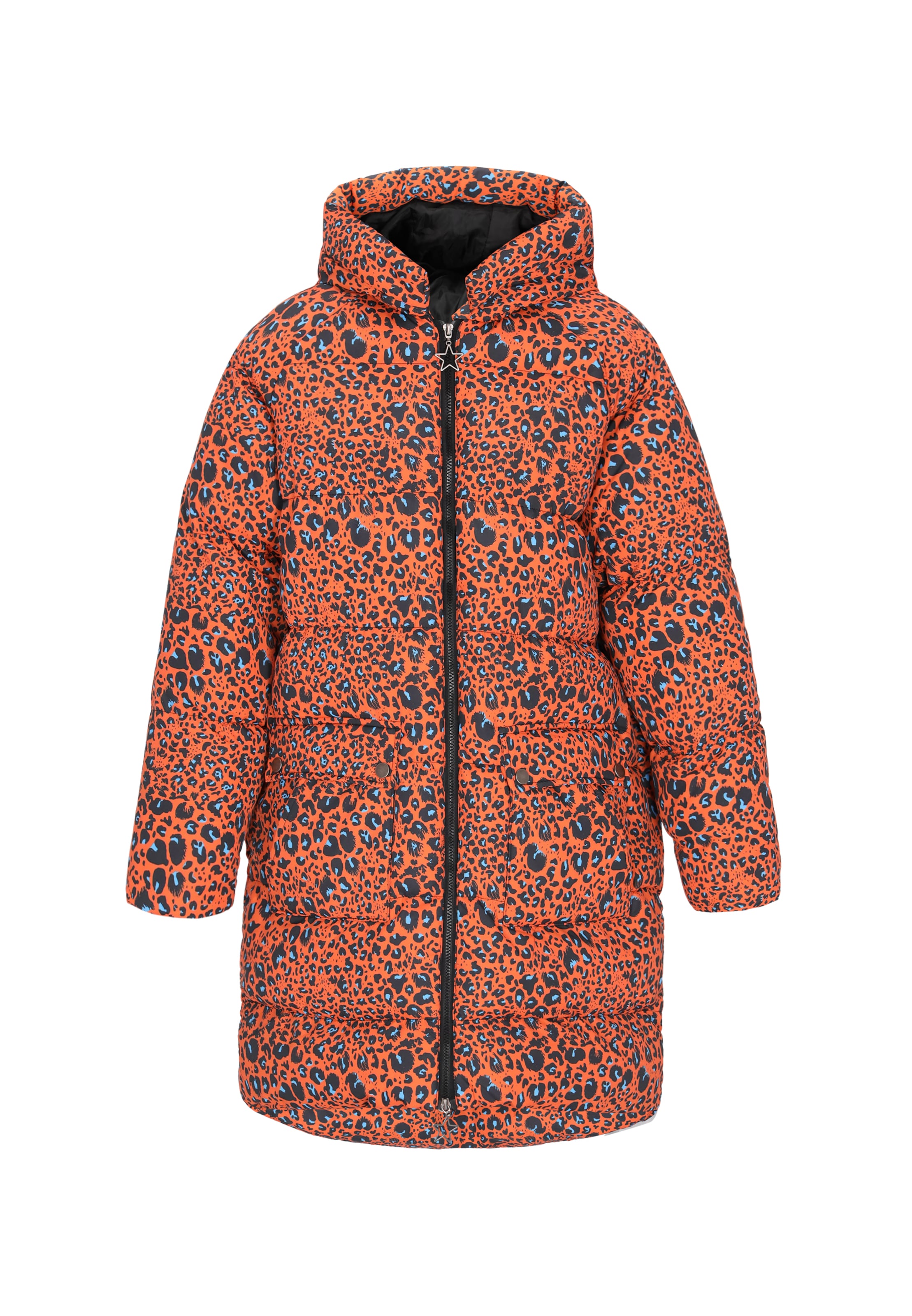 Gaya - Abrigo de invierno en naranja: frente