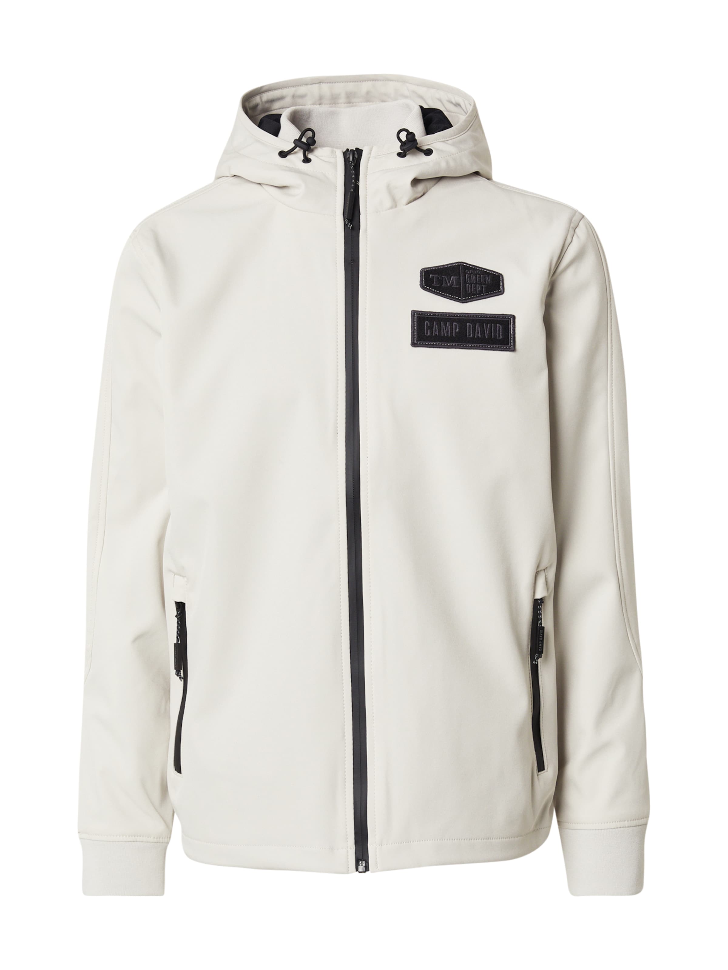CAMP DAVID Between-Season Jacket in Grey: front