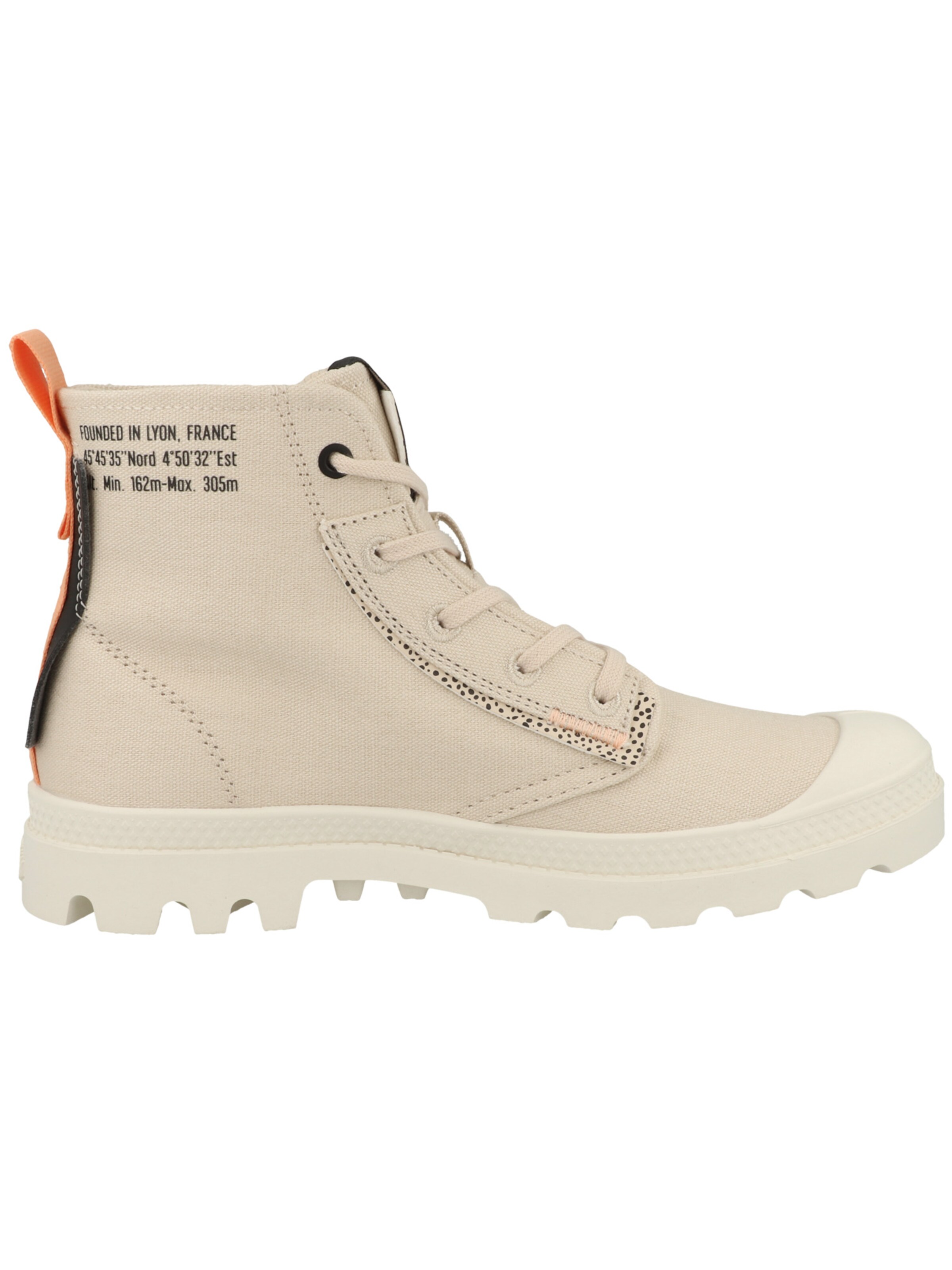 Bottines à lacets 'Pampa' Palladium en beige