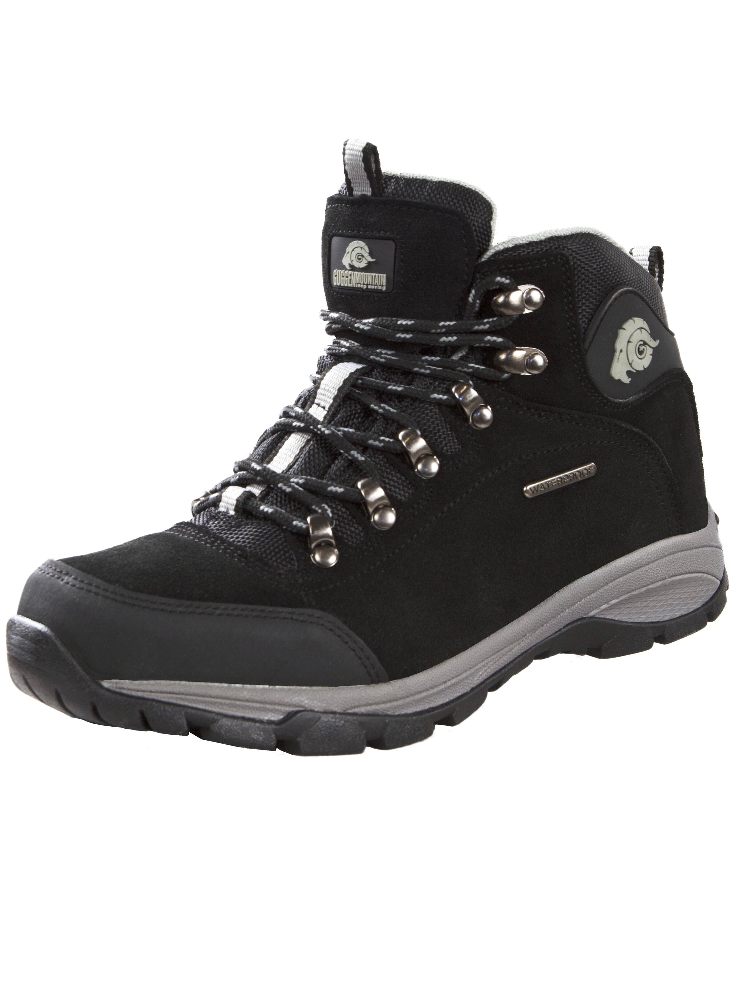 Guggen Mountain Lace-up boot 'M014' in Black: front