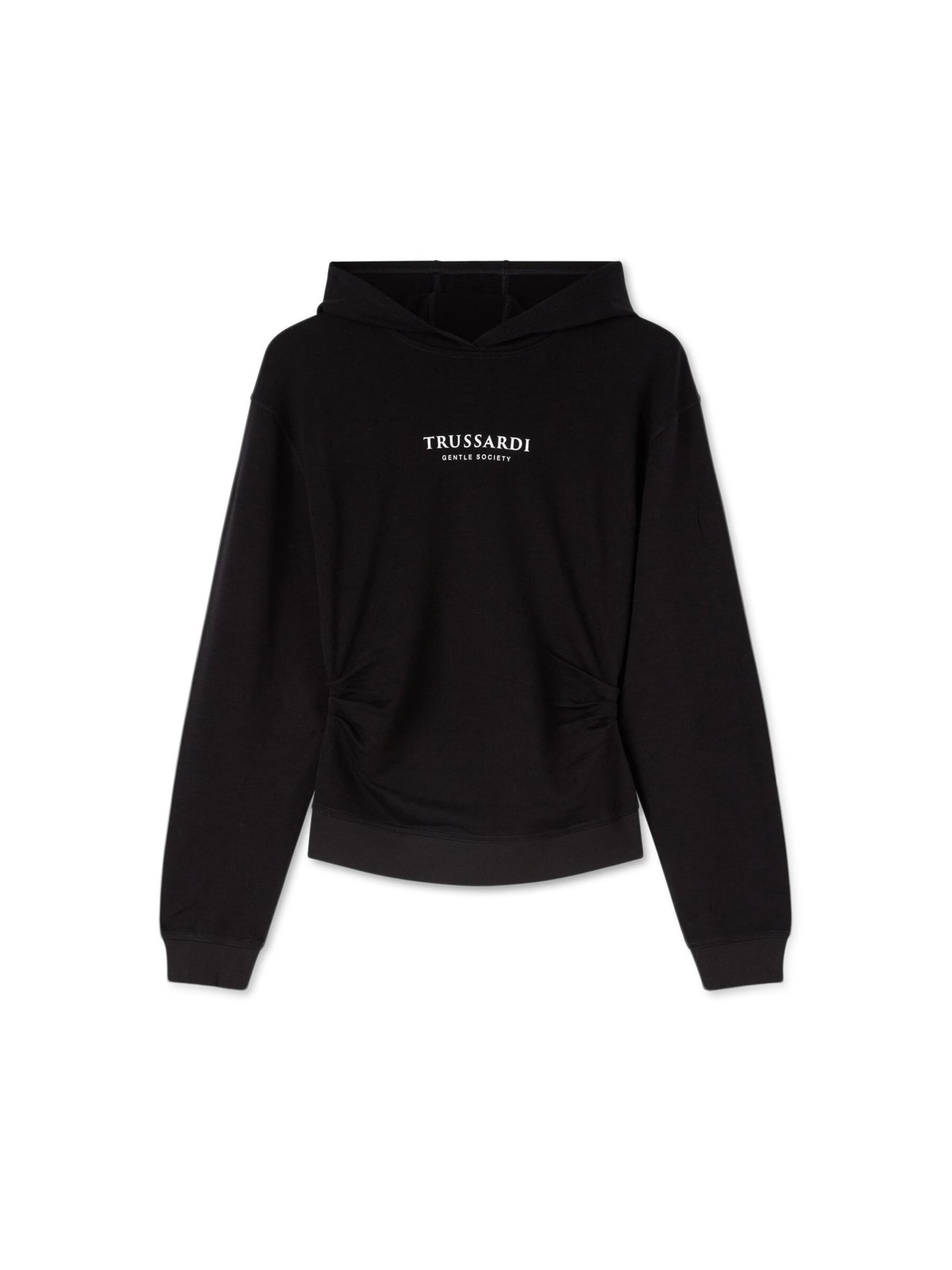 Trussardi Sweatshirt in Zwart: voorkant