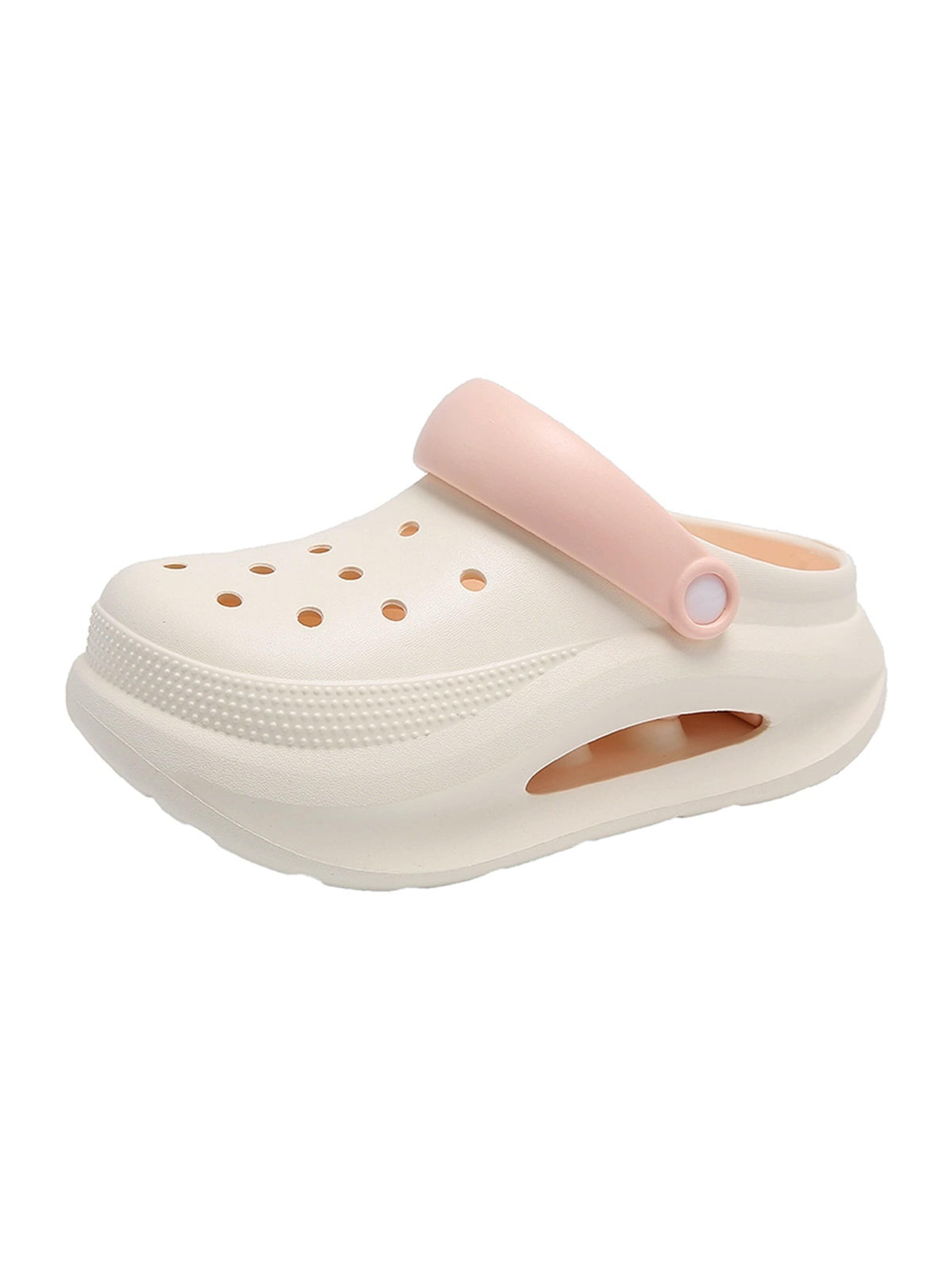 HUSKSWARE Clogs in Pink: front