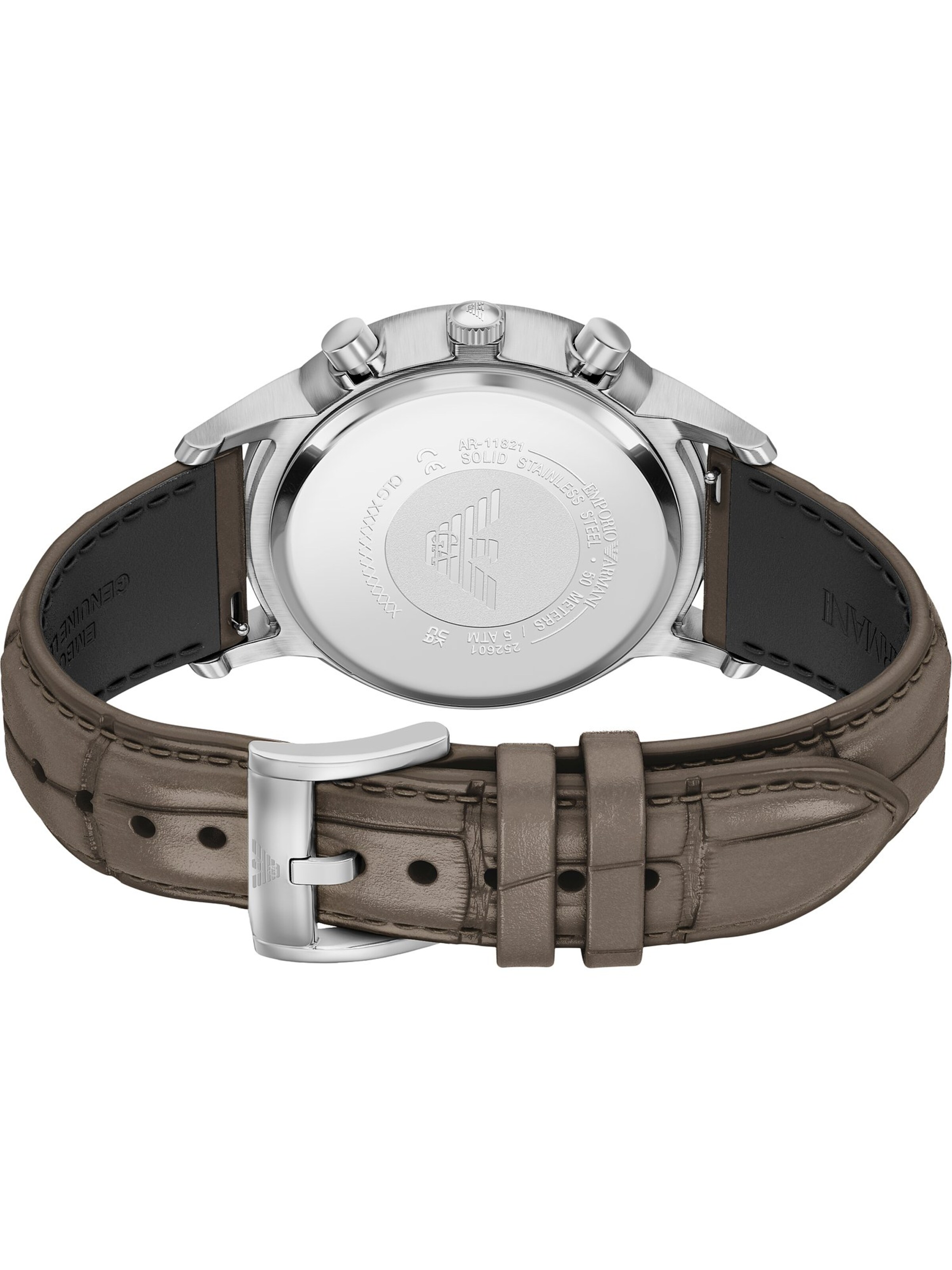 Emporio Armani Uhr 'Archetipo' in Grau
