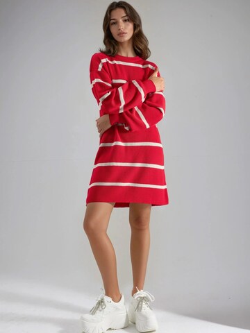 My fashion Knit dress 'Strickkleider' in Red: front